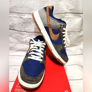 Size 9 - Nike Dunk Low Tweed Corduroy FQ8746-410